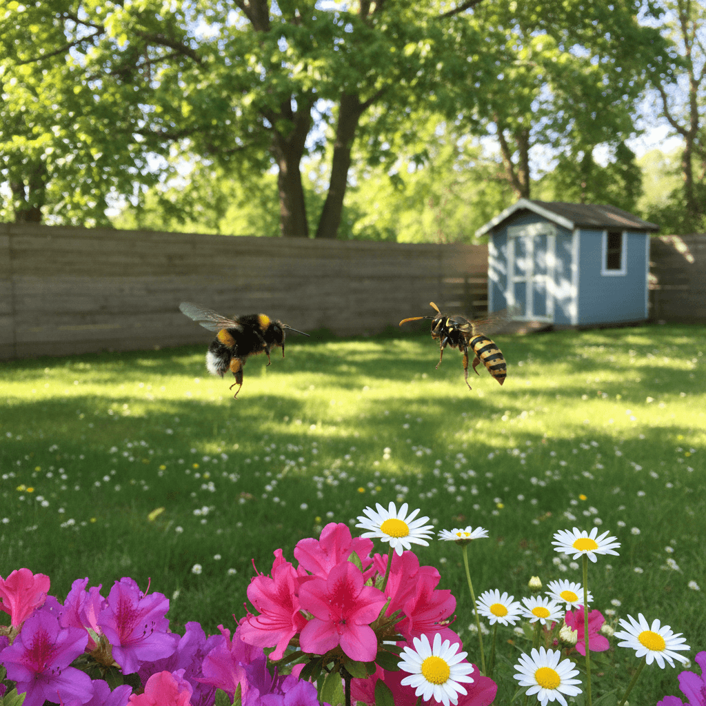The Buzz on Stinging Insects: How to Identify and Handle Bees and Wasps in Your Yard